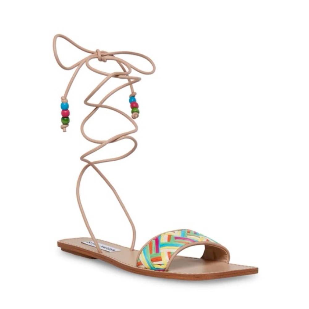 Steve Madden Colorful Sandals with String Ties